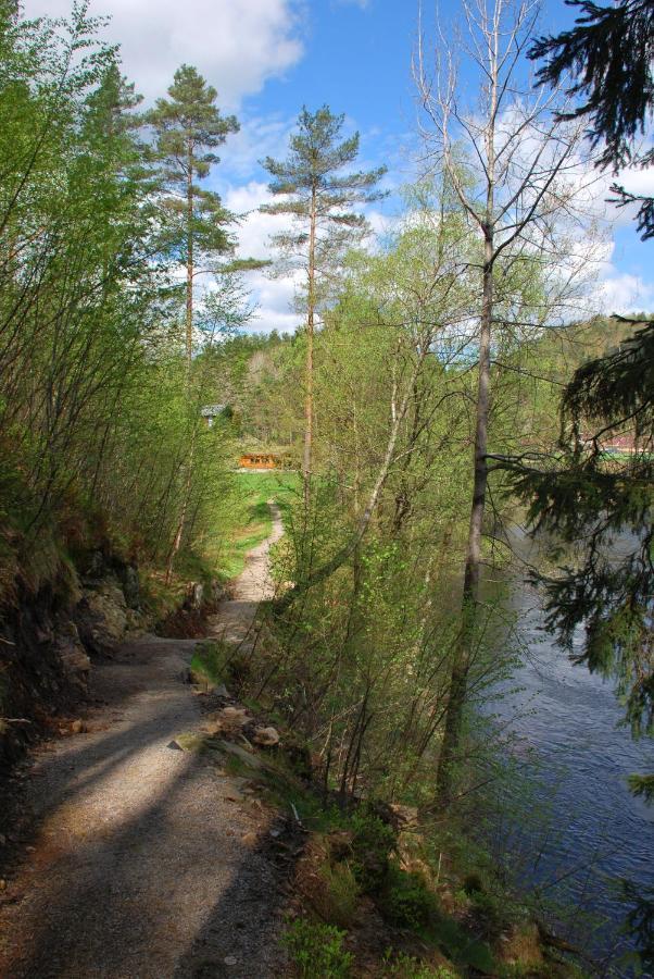 Mandalselva Laksehytter Marnardal Екстериор снимка